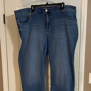 Terra & Sky Classic Blue Straight Leg Jeans
